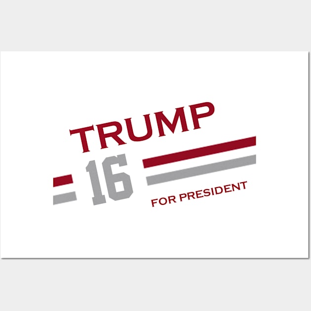 Donald Trump 2016 Wall Art by ESDesign